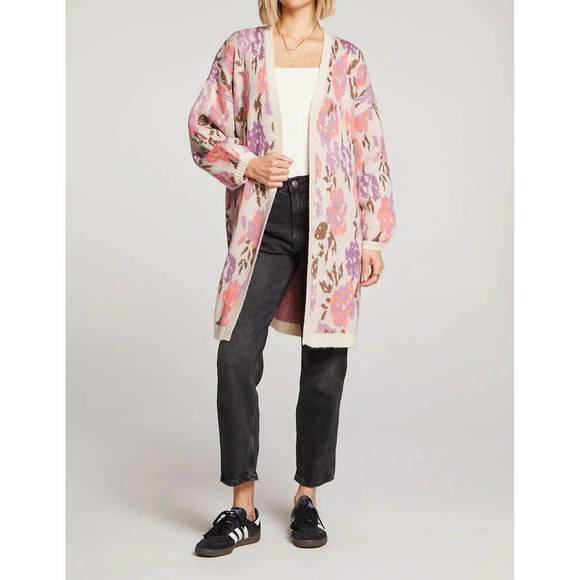 NEW SALTWATER LUXE emersyn sweater in multi - Picture 1 of 3